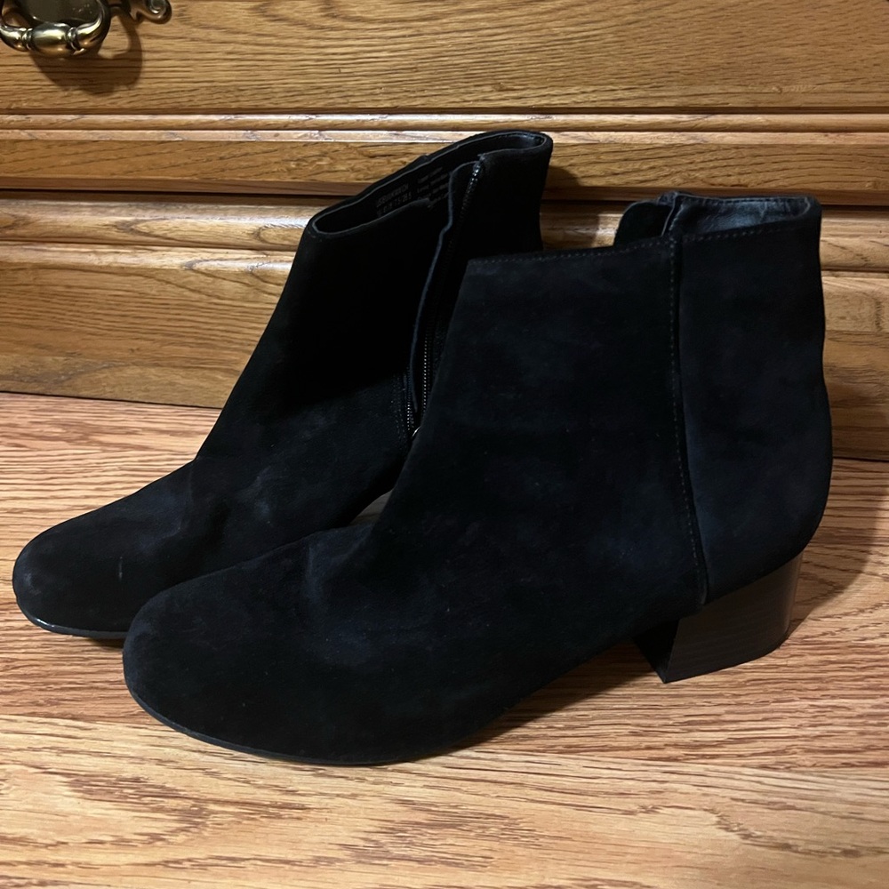 Black Suede Ankle Boots